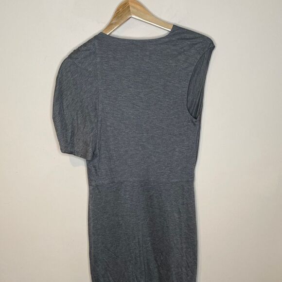 Ports 1961 Grey Tencel Cashmere Soft Dress - Picture 4 of 7